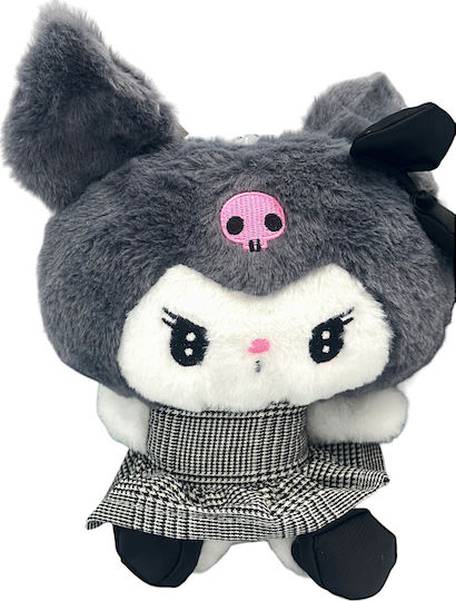Sanrio Kuromi Hello Kitty Plush 20 cm 1440-217-1.GRA Grey