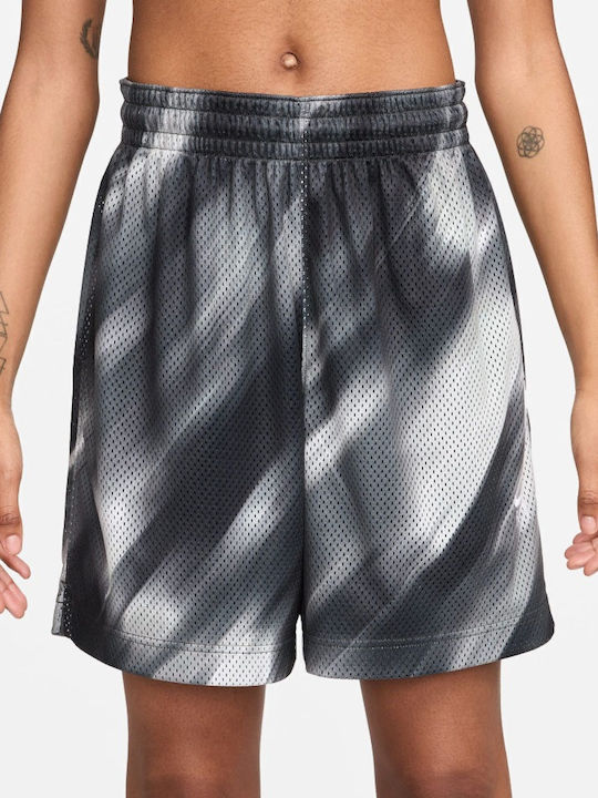 Swoosh Fly Γυναικεία Βερμούδα Dri-Fit Δερμάτινη Γκρι