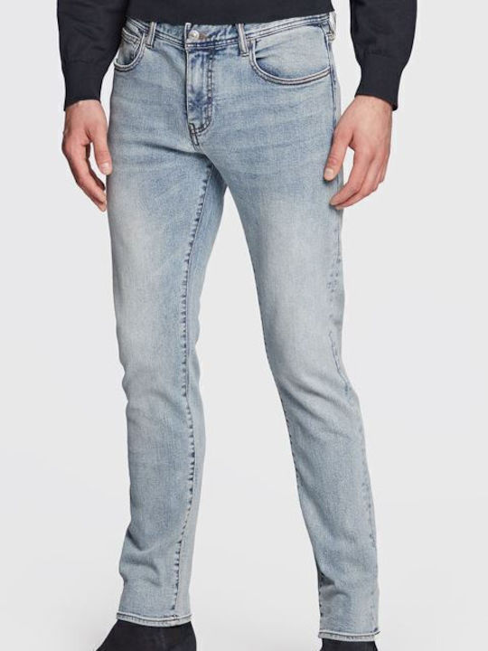 Pantaloni Jeans pentru Bărbați Elastic cu Croială Slim Denim
