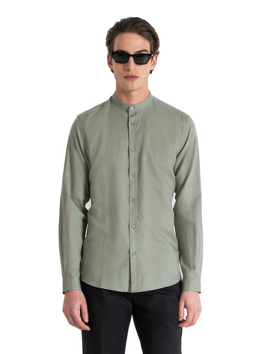 Antony Morato Men's Shirt Sage Green