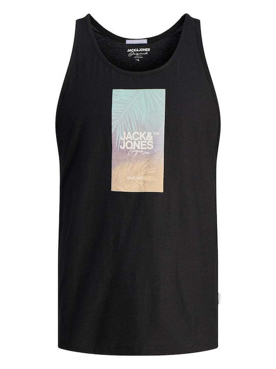 Jack & Jones Men's Sleeveless Blouse Black