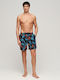 Hawaiian Ανδρικό Μαγιό Σορτς Dark Navy με Σχέδια