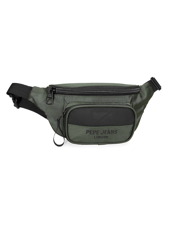 Pepe Jeans Magazin online pentru bărbați Piele Bum Bag pentru Talie Verde