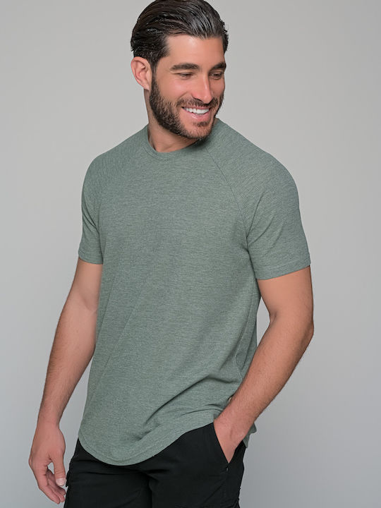 Ben Tailor Waffle T-shirt Khaki