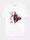 Difuzed Spiderman 2 T-shirt Λευκό Βαμβακερό