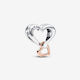 Pandora Charm Сърце От Розово Златно Сребро