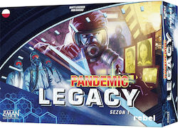 Z-Man Games Brettspiel Pandemic Legacy: Season 1 Blue Edition für 2-4 Spieler Ab 13+ Jahren (EN)
