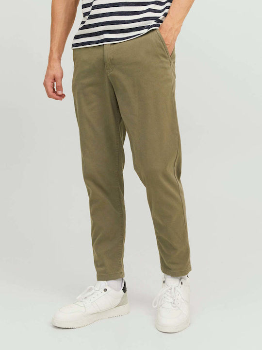 Jack & Jones Панталон Чино Еластичен Прашен мас...