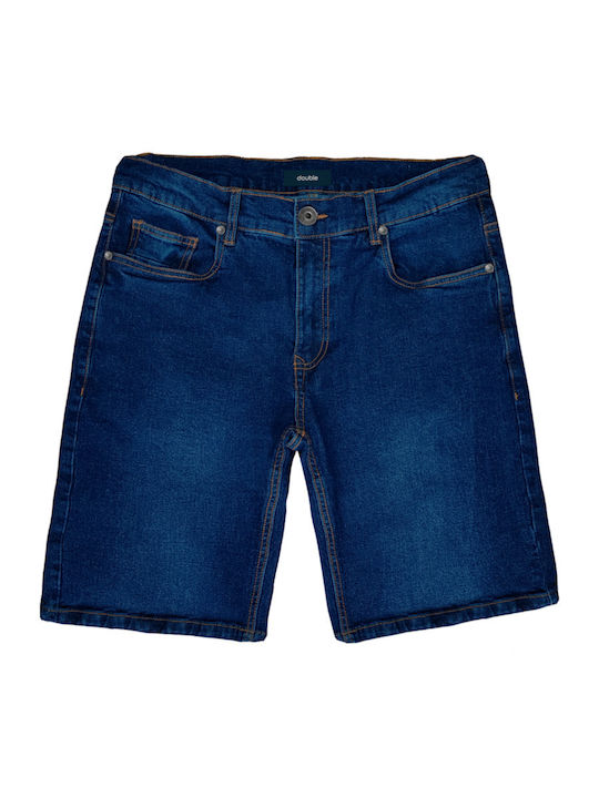 Double Men's Shorts Blue