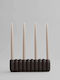 101 Copenhagen Candle Holder Ceramic in Brown Color 35x6x11cm 1pcs