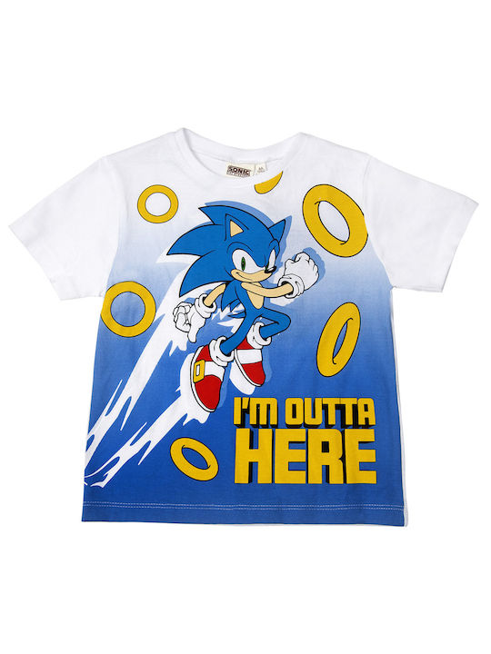 Sega Παιδικό T-shirt Λευκό