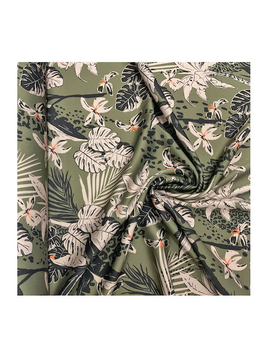 Clothing Fabric Satin Beige-olive