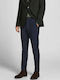 Trousers Elastic in Slim Fit Navy Blazer