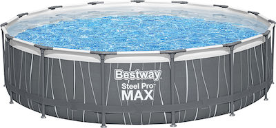 Bestway STEEL PRO MAX Swimming Pool PVC Inflatable 457x107cm