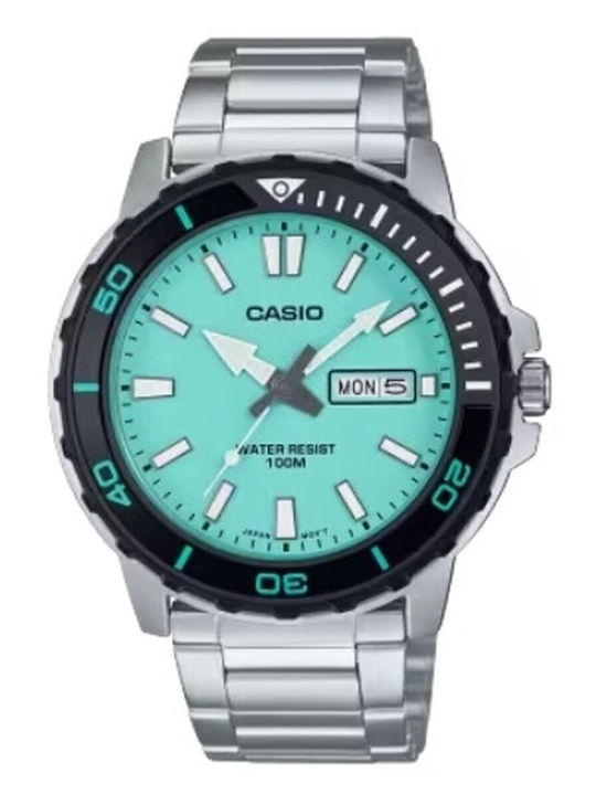 Casio Ceas Barbati 44.5mm Baterie cu Brățară Di...