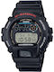 Casio G-shock Ψηφιακό Ανδρικό Ρολόι Χρονογράφος Μπαταρίας με Μαύρο Καουτσούκ Λουράκι