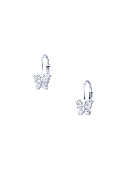 Iris Kids Earrings Butterflies made of Silver