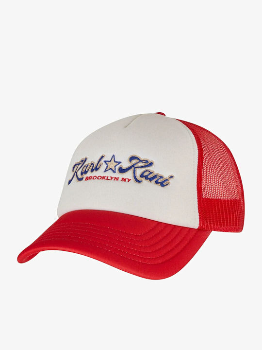 Jockey mit Netz Rot
