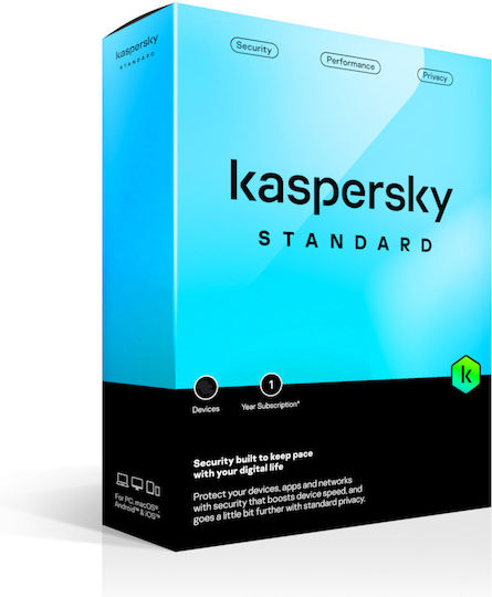 Kaspersky Standard für 5 Geräte und 2 Jahre Nutzung (Elektronische Lizenz)