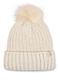 Beanie Γυναικείος Σκούφος Πλεκτός σε Εκρού χρώμα