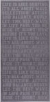 Nef-Nef Gray Cotton Beach Towel 160x80cm