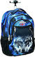 Primary School Trolley Bag Night Wolf 348-29074 No Fear