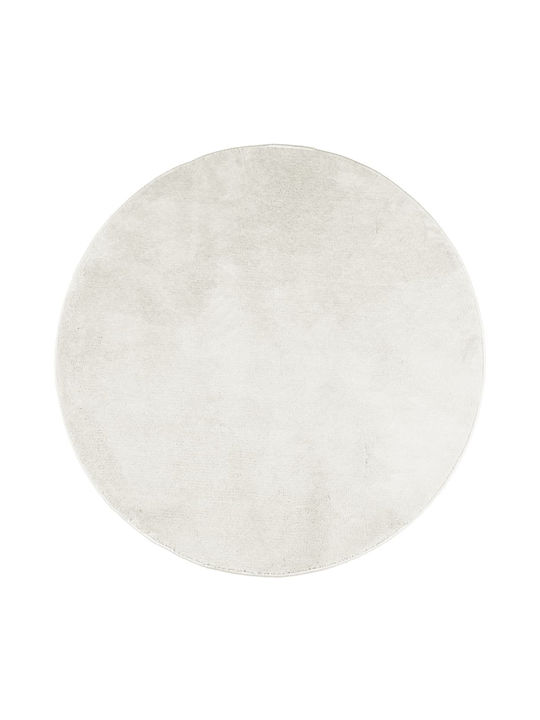 vidaXL Oviedo Rug Round Cream