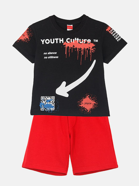 Joyce Παιδικό Σετ με Σορτς Youth Culture 2τμχ