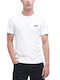 Barbour T-shirt Bărbătesc cu Mânecă Scurtă White