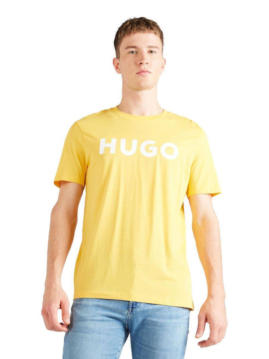 Hugo Boss Herren T-Shirt Kurzarm Yellow