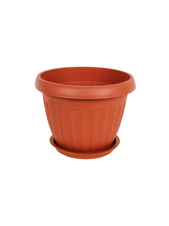 Flower Pot 25x19cm Coffee 49002005