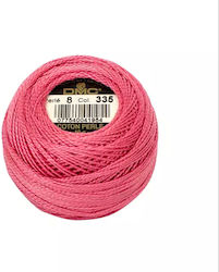 DMC Perle Δαντελόνημα Βαμβακερό Ροζ 80m 10gr
