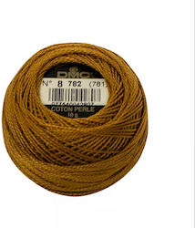 DMC Perle Δαντελόνημα Βαμβακερό Καφέ 80m 10gr