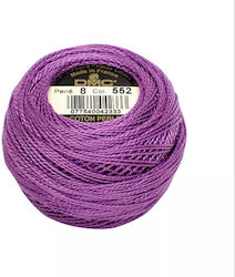 DMC Perle Δαντελόνημα Βαμβακερό Μωβ 80m 10gr