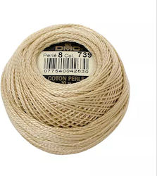 DMC Perle Δαντελόνημα Βαμβακερό Μπεζ 80m 10gr