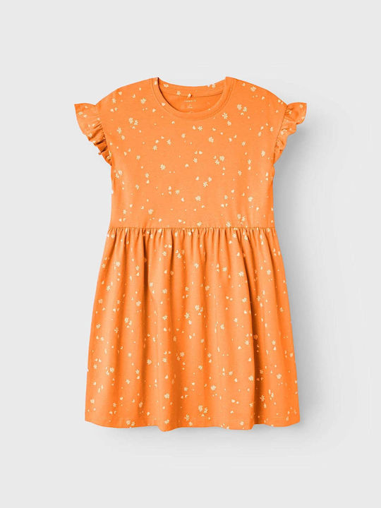 Name It Mädchen Kleid orange