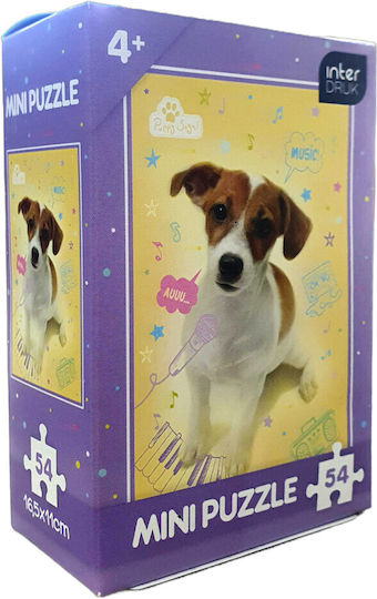 Παιδικό Puzzle Dog για 4+ Ετών 54pcs interDRUK