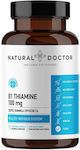 Natural Doctor B1 Thiamine Βιταμίνη για Ενέργεια 100mg 90 φυτικές κάψουλες