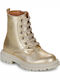 Mina Kids Boots with Zipper Gold