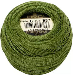DMC Perle Δαντελόνημα Βαμβακερό Πράσινο 80m 10gr