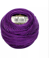 DMC Perle Δαντελόνημα Βαμβακερό Μωβ 80m 10gr