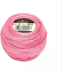 DMC Perle Δαντελόνημα Βαμβακερό Ροζ 80m 10gr
