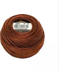 DMC Perle Δαντελόνημα Βαμβακερό Καφέ 80m 10gr