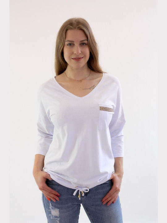 Brak Damen Bluse White