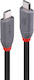 Lindy USB 4 Video Cable USB-C male - USB-C 240W PD Μαύρο 0.8m