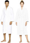 Quasar Collar Bathrobe White 550gr/m²