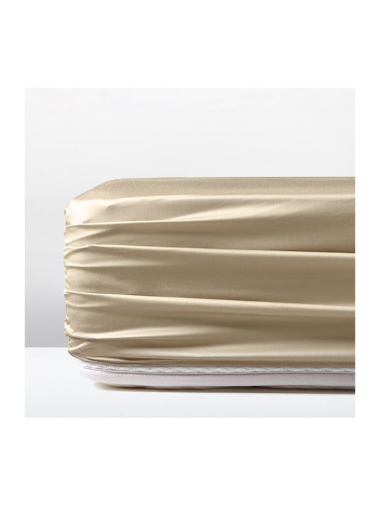 Charisma Cearșaf King Size cu Elastic 200x200+40cm. Sunlight
