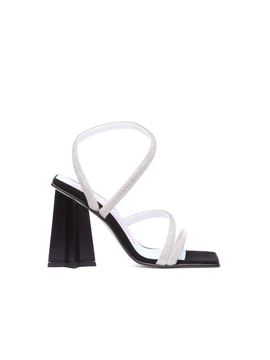 Chiara Ferragni Дамски сандали с Високи Токчета в сребърен Цвят