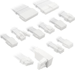 Kolink Psu Core Pro Braided Cable Extension Kit 12v-2x6 Typ 2 Brilliant White Corepro-ek-12vt2-wht