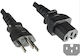 Microconnect IEC C15 - IEC C15 Кабел 1.8м Черен (PE160518)